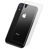 Baseus 0.3mm Transparent Back Temepred Glass For iPhone XR 6.1 2018 Back Film Scratch Proof Protective Glass For iPhone XR Glass