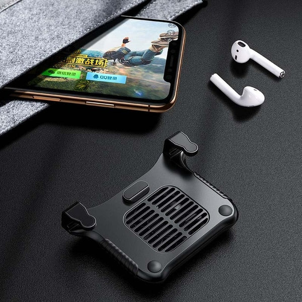 Baseus Mobile Phone Radiator Cooler Fan for iPhone Heat Sink Mobile Phone Game Shooter Controller Gaming Trigger for Andriod IOS