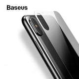 Baseus 0.3mm Back Tempered Glass For iPhone Xs Ultra Thin Transparent Protective Glass For iPhone Xs Max 2018 Back Film Cover