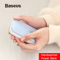 Baseus 10000mAh Mini Handwarmer Power Bank For iPhone Samsung Huawei Xiaomi USB Powerbank Portable External Battery Charger Bank